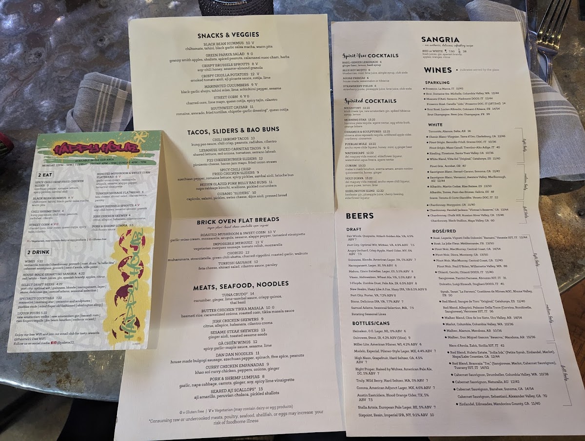 Menu - Palette 22 photo 3